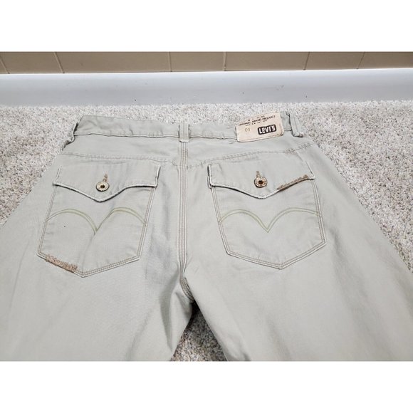 Levis Tab Twills Slim Straights Jeans Size 34x32 331-6059 - Picture 10 of 13